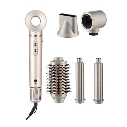 Silver Style 1200W Cepillo Moldeador 4‑en‑1 Iónico Aire Frío