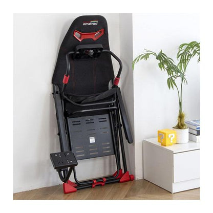 Asiento de simulación negro AMSTRAD AMS-RACING-SIM