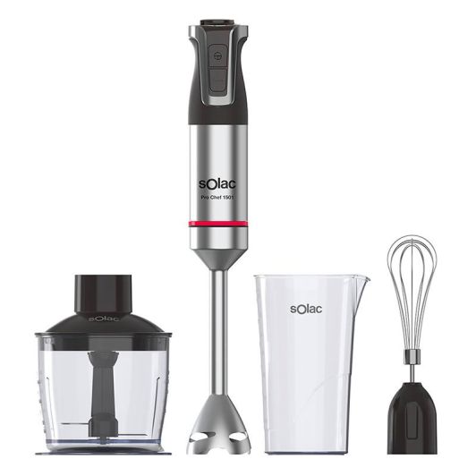 SOLAC BA5618 CHEF 1501 Batidora de Mano 1500W 20 Velocidades