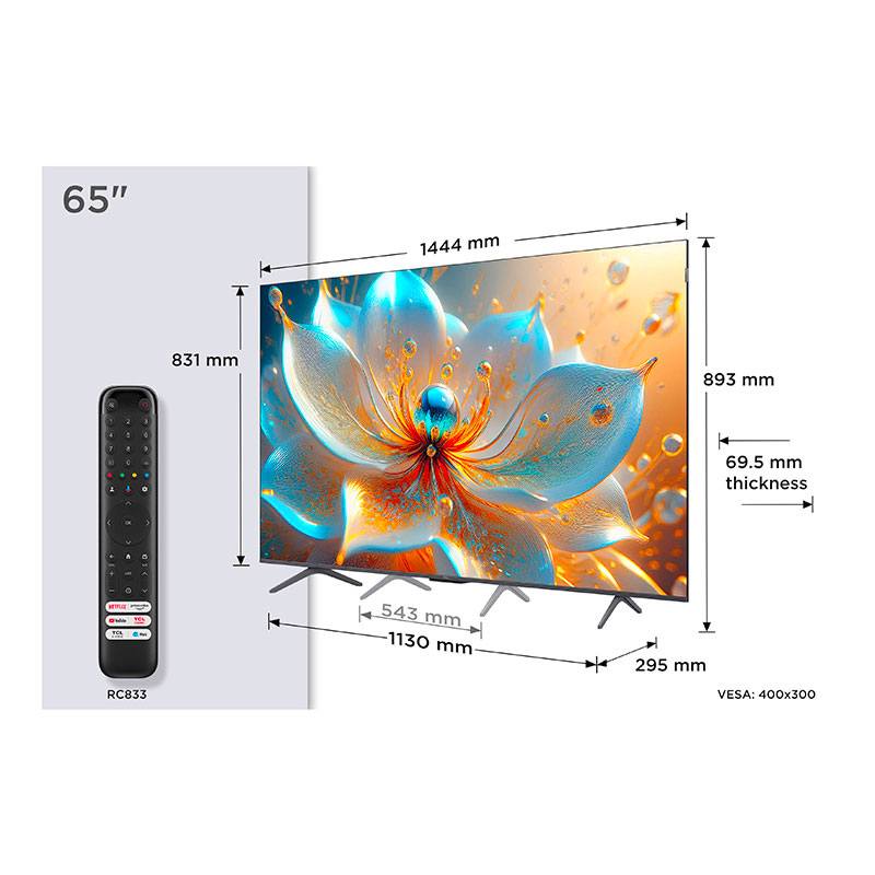 TCL 65QLED810K Smart TV QLED 4K 65" 144Hz WiFi
