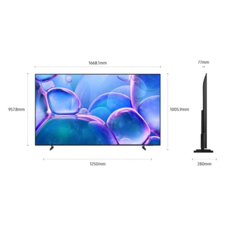 Samsung 75U7005F Smart TV Crystal UHD 75" 4K HDR10+ Gaming Hub HDMI 2.1 WiFi