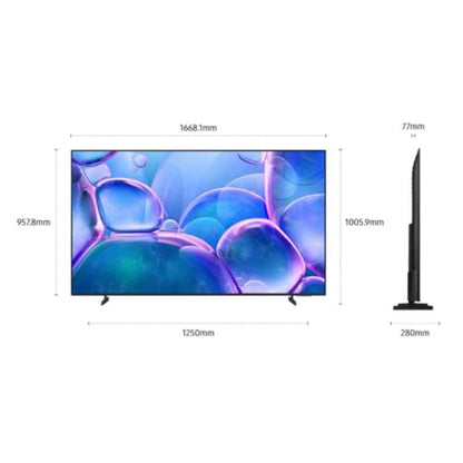 Samsung 75U7005F Smart TV Crystal UHD 75" 4K HDR10+ Gaming Hub HDMI 2.1 WiFi