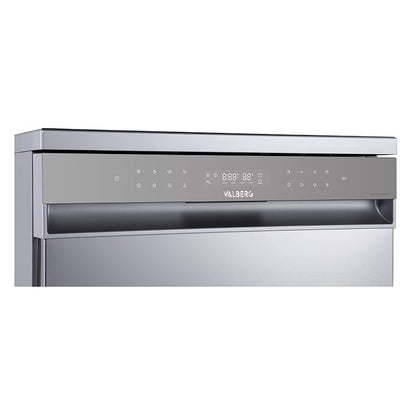 Valberg 14S42 B Lavavajillas Panel Frontal Silver 60 cm