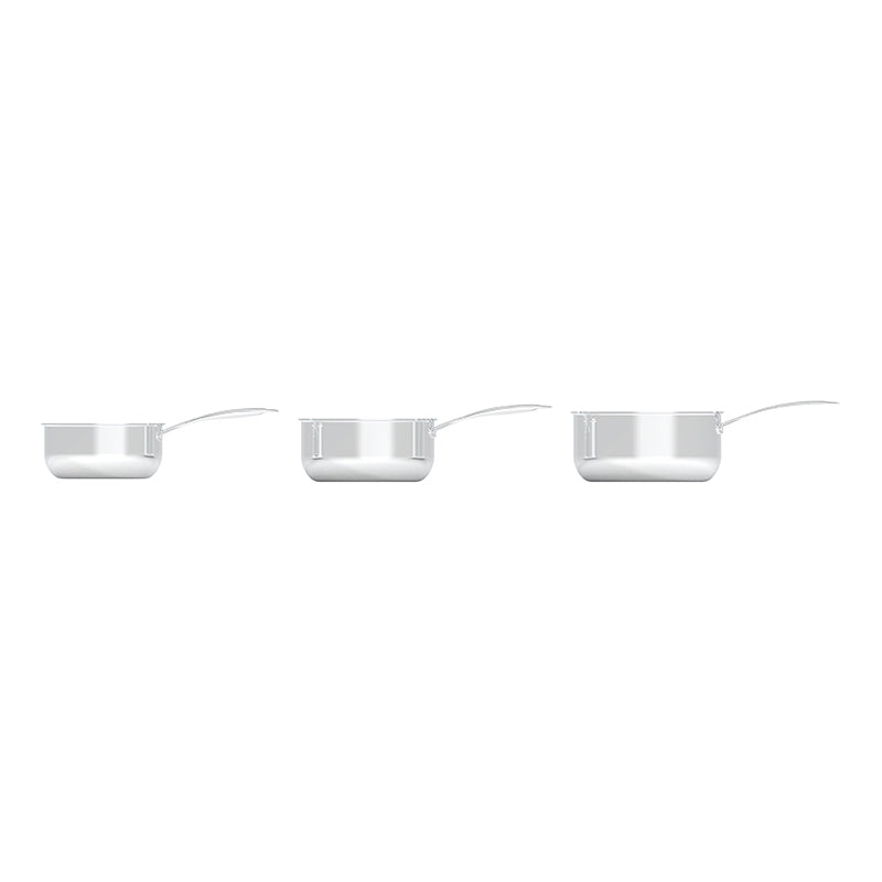 Valberg Pack Tres Cacerolas Inoxidable 16 cm 18 cm 20 cm