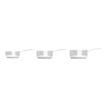 Valberg Pack Tres Cacerolas Inoxidable 16 cm 18 cm 20 cm