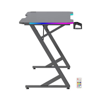 EDENWOOD BG120 LED Escritorio Gaming Negro con Iluminación