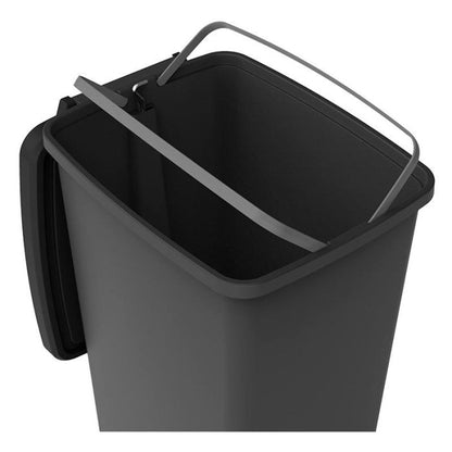 Cubo De Basura Flat Bin 40L Negro