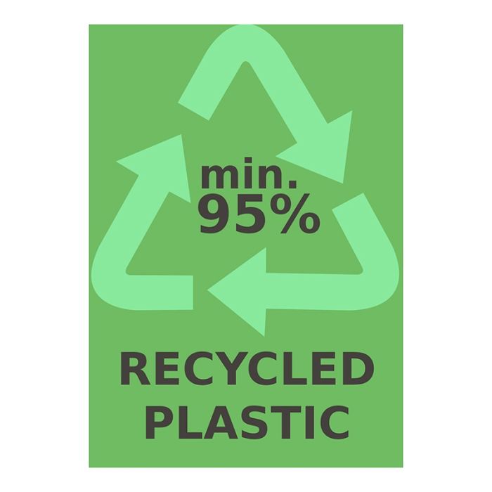 Cubo De Basura Flat Bin 40L Negro
