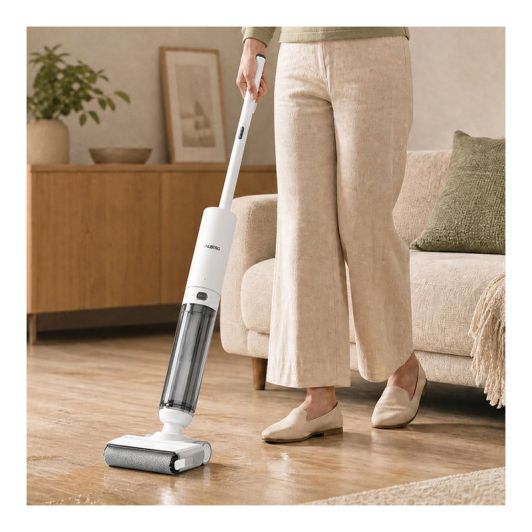 Valberg Floorwasher FL3.3 Fregona Eléctrica 0.6L Blanco 30min Autonomía