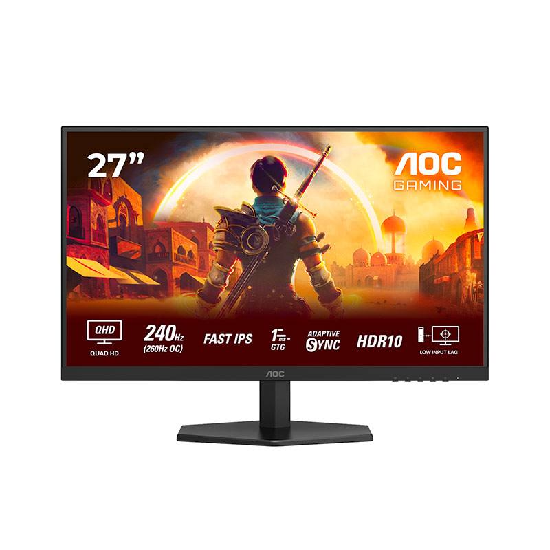 AOC Q27G42ZE Monitor Gaming IPS 260Hz 0.3ms HDR10 Adaptive Sync