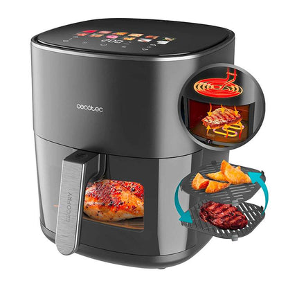 CECOTEC Freidora de Aire 3 en 1 Duoheat 6500 6,5L