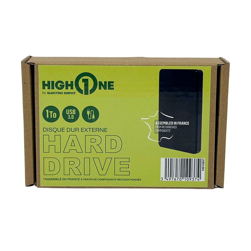 Disco Duro Reacondicionado HIGH ONE 1TB USB 3.0