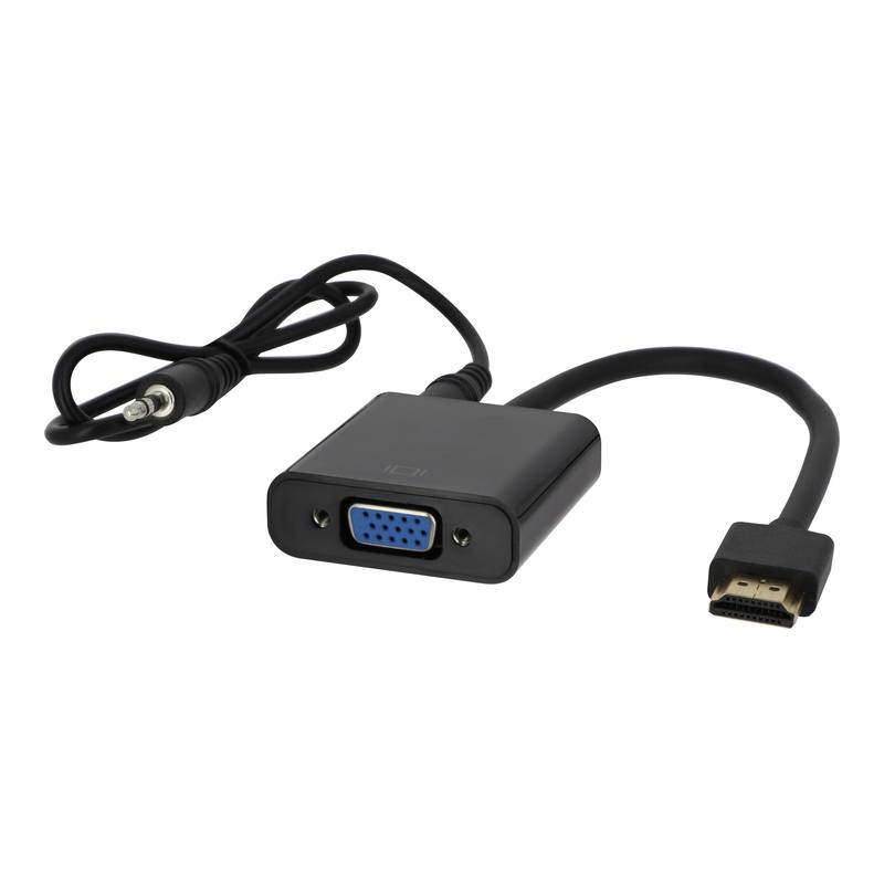 EDENWOOD Adaptador HDMI a VGA Conector de Video Compacto