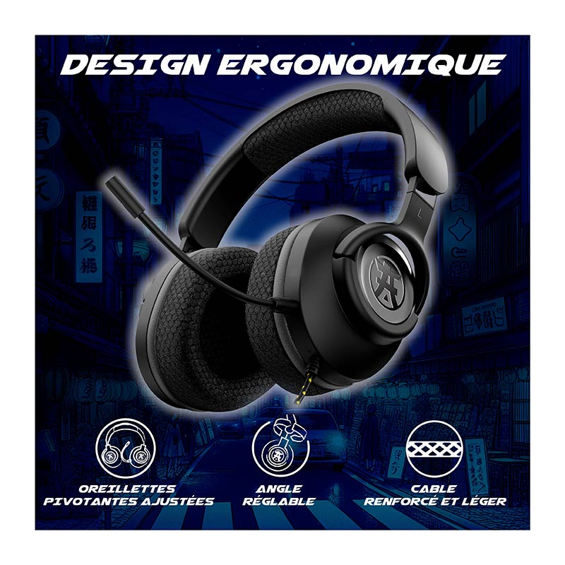 AKUMA SEINEN H04 Auriculares Gaming Negro