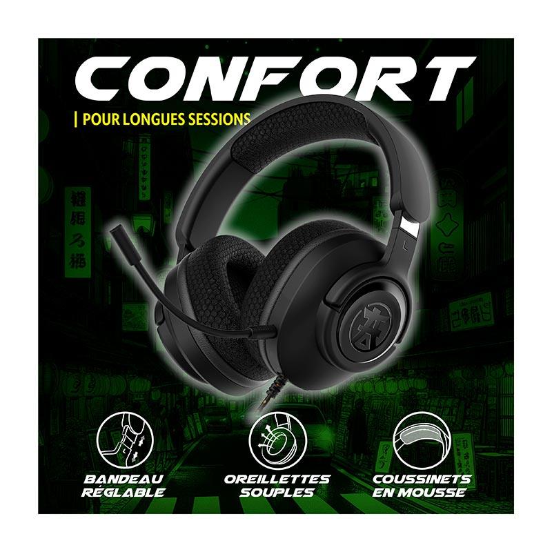 AKUMA SEINEN H04 Auriculares Gaming Negro