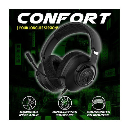 AKUMA SEINEN H04 Auriculares Gaming Negro