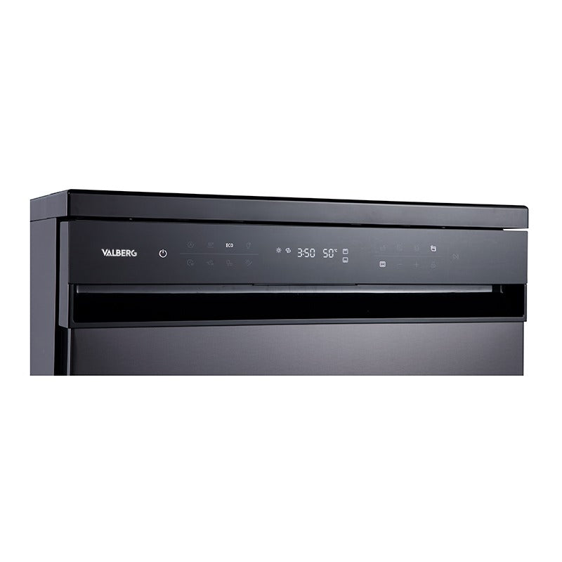 VALBERG 14S40B DXAD929C V3 Lavavajillas 60 cm 14 cubiertos Negro Mate
