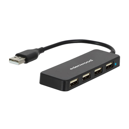 Edenwood USB-A Hub 4 Puertos 2.0 Alta Velocidad 480 Mbps