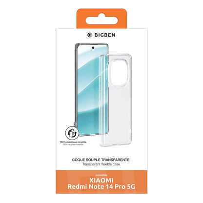 BIGBEN CONNECTED Funda Transparente para Xiaomi Redmi Note 14 Pro