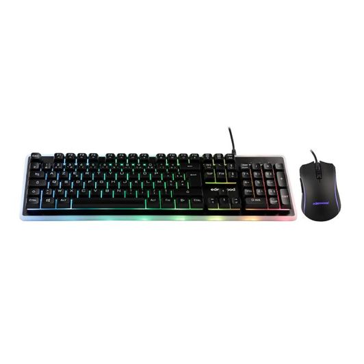 Edenwood Pack Gaming 2en1 Teclado Retro Iluminado Español Ratón Precisión