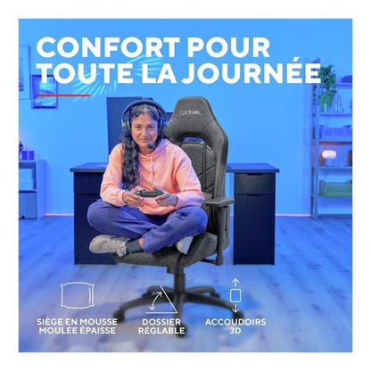 TRUST GAMING Ruya Silla Gaming Gris