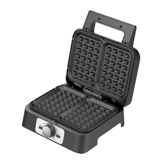 High One HO‑WM1260W Gofrera 1200W Negro y Silver