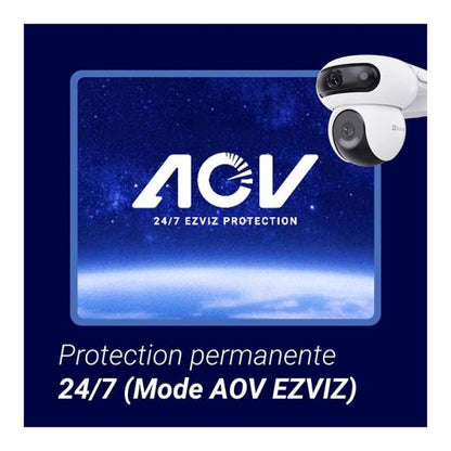 EZVIZ HB90 Cámara 4 MP 2K+ Con Panel Solar 8W