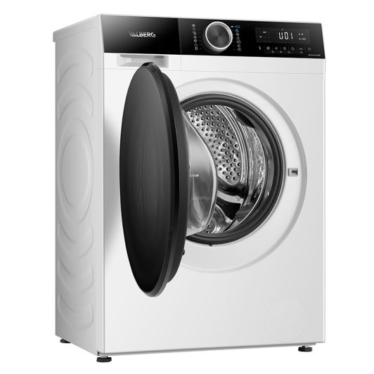 Lavadora carga frontal, 9kg, 1400rpm, clase A-30%, ideal para 4 personas, VALBERG WF 914 A-30 F W180C
