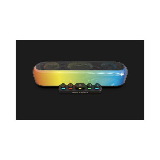 NOVA URSAE‑GS205 Barra de Sonido Gaming Bluetooth RGB Negro