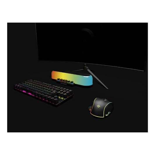 NOVA URSAE‑GS205 Barra de Sonido Gaming Bluetooth RGB Negro