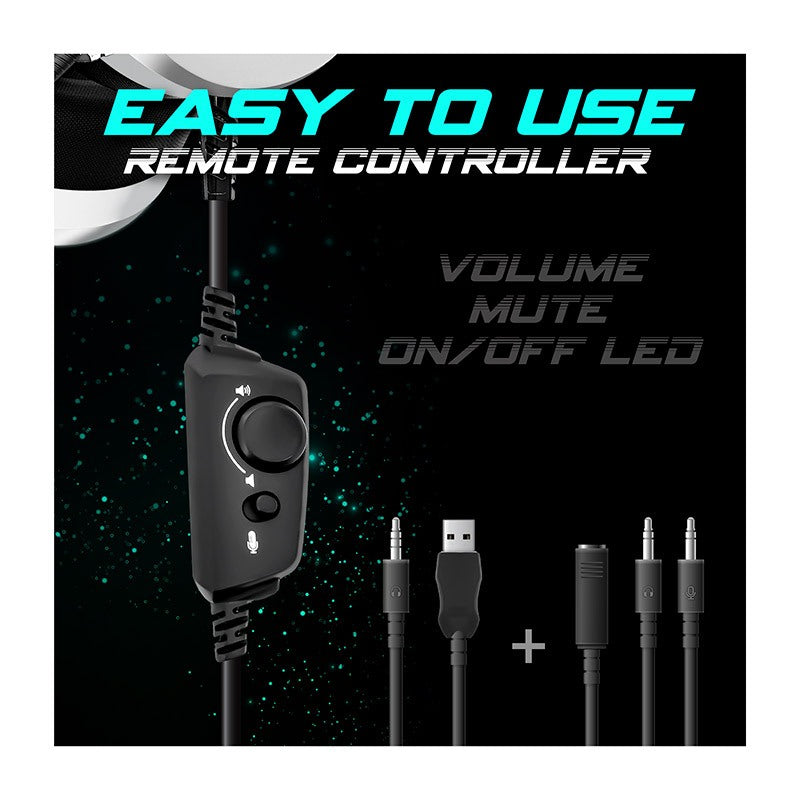 Spirit of Gamer PRO-H8 Auriculares Gaming RGB White