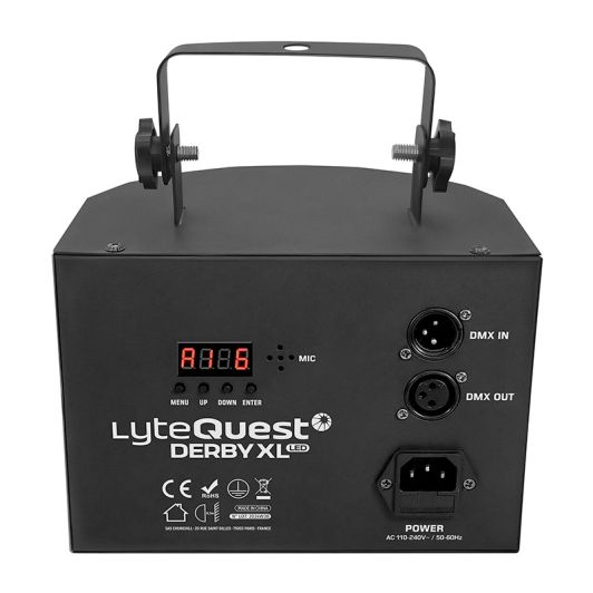 LyteQuest DERBY XL 9D Juego de Luces 9 LEDs Negro