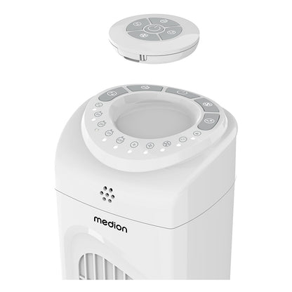 MEDIONMD120067 Ventilador de Torre Silencioso 45W 3 Velocidades Blanco