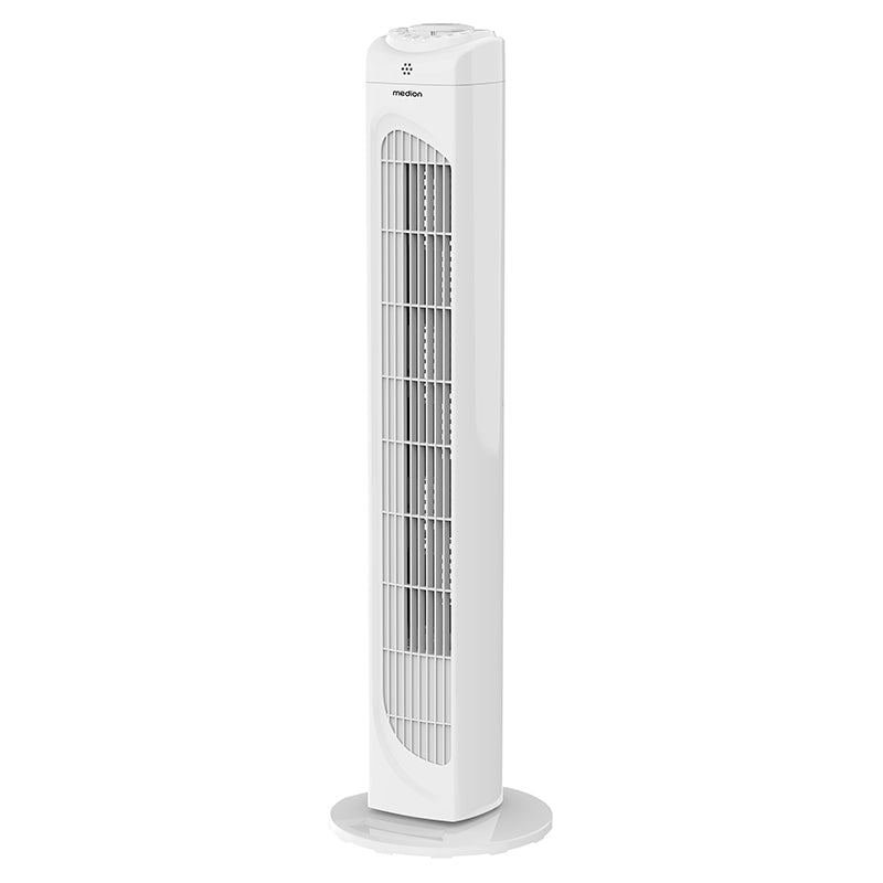 MEDIONMD120067 Ventilador de Torre Silencioso 45W 3 Velocidades Blanco