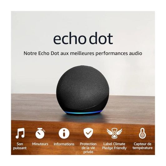 Amazon Echo Dot 5ª Generación Altavoz Inteligente Negro