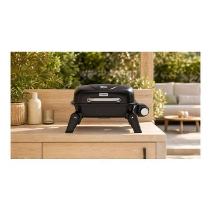 VALBERG ELEC-VAL-PORT4737 Barbacoa Eléctrica Portátil con Tapa y Patas Plegables