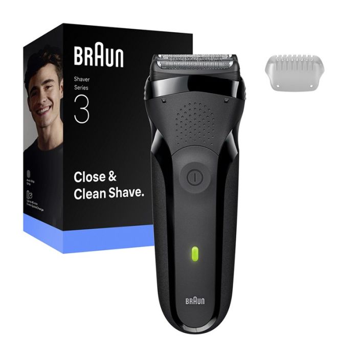 Braun Serie 3 300s Afeitadora de Rejilla para Barbas Duras