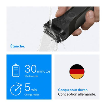 Braun Serie 3 300s Afeitadora de Rejilla para Barbas Duras