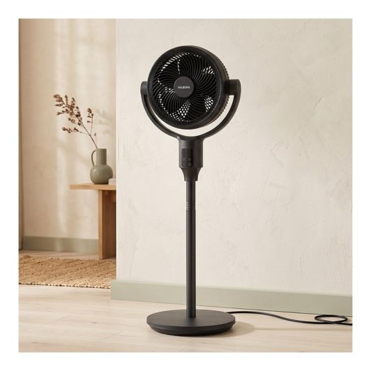 VALBERG Wind S12 Ventilador de Pie Oscilación 360° Negro