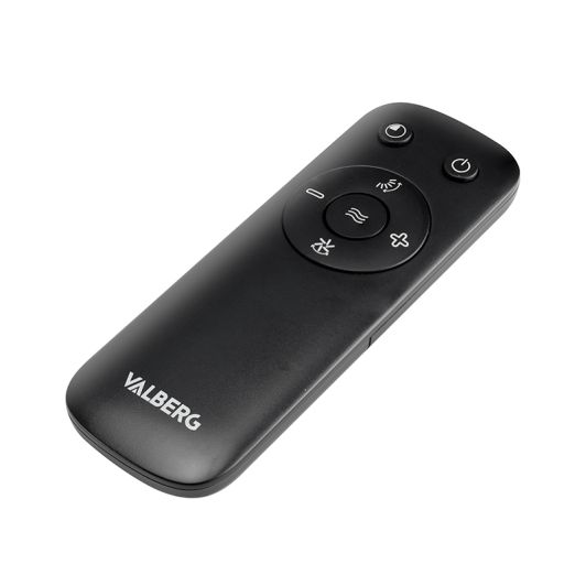 VALBERG Wind S12 Ventilador de Pie Oscilación 360° Negro