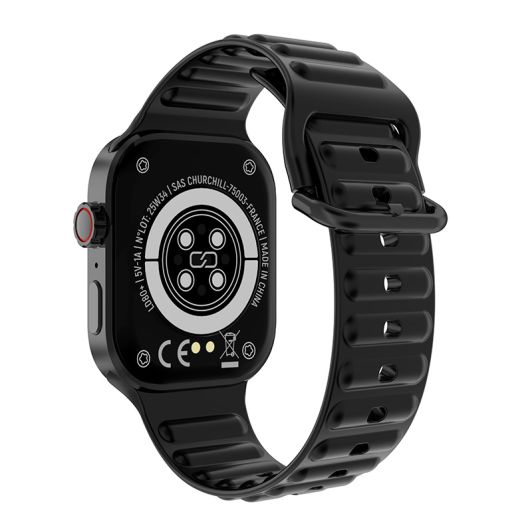LEDWOOD LD 80 Plus Reloj Inteligente Resistente al Agua Negro