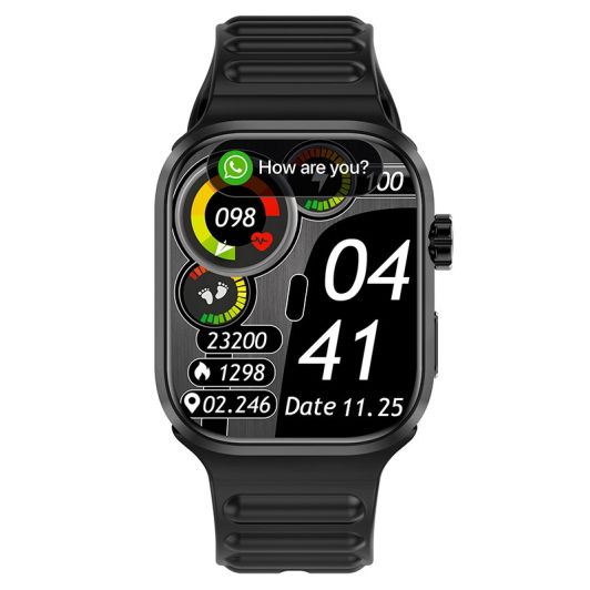 LEDWOOD LD 80 Plus Reloj Inteligente Resistente al Agua Negro