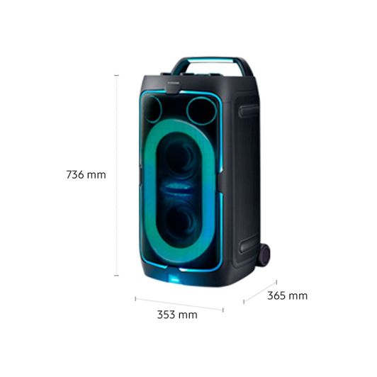 Samsung MX-ST50 Altavoz Bluetooth 240W 18h Autonomía con Luces LED