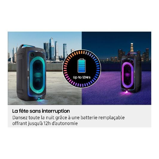 Samsung MX-ST50 Altavoz Bluetooth 240W 18h Autonomía con Luces LED