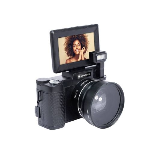 AGFAPHOTO VLG4KDIGS Cámara Digital 24MP 4K Negro