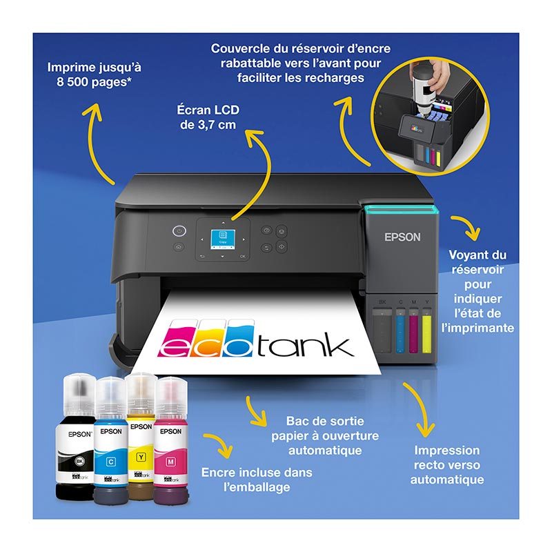 Epson ET-2951 Impresora Multifunción EcoTank Negro
