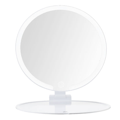 Espejo LED 2 Posiciones Recargable con Luz Ajustable