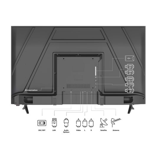 Edenwood ED43A07UHD-RE Smart TV 43" 4K Ultra HD HDR10