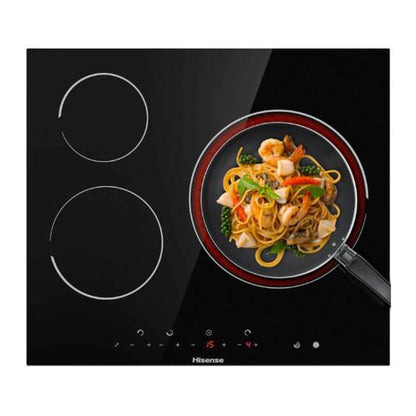 Hisense E6332BSCE Placa Vitrocerámica 3 Zonas 2700W 30 cm