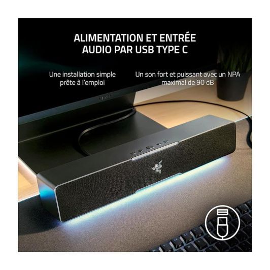 Razer Leviathan V Barra De Sonido 2.0 Negro